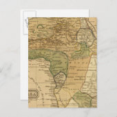 アフリカの地図:ワーチェスター ポストカード (正面/裏面)