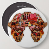 アフリカの地図：文化で季節をお祝いしよう 缶バッジ (正面&裏面)