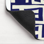 アフリカの地図 – 海軍アイボリー マウスパッド (コーナー)