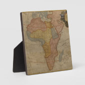 アフリカの地図 | 1700 フォトプラーク (正面)