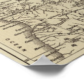 アフリカの地図 | Cameron's Route ポスター (角)