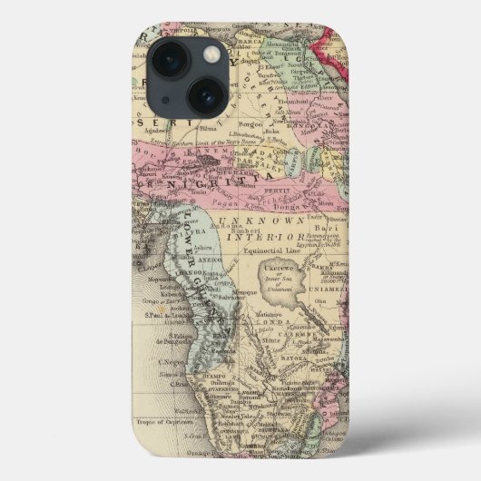 アフリカの地図 Case-Mate iPhoneケース (裏面)