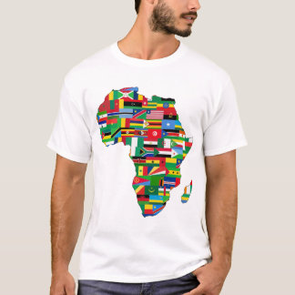 アフリカの地図 Tシャツ