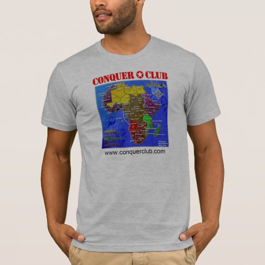 アフリカの地図 Tシャツ (正面)