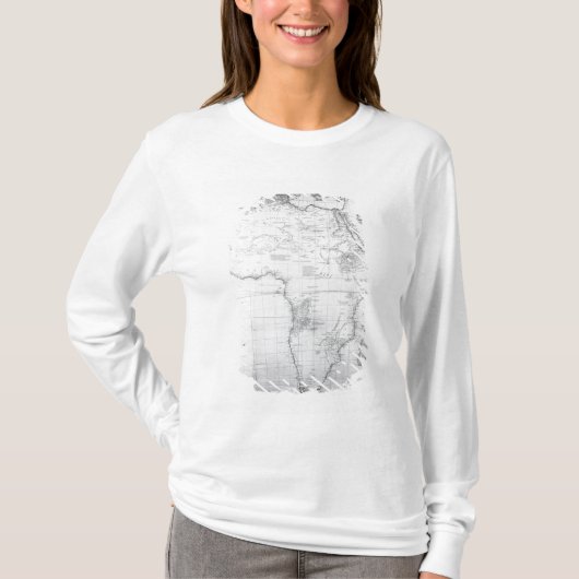 アフリカの地図 Tシャツ (正面)