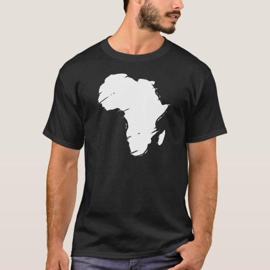 アフリカの地図 Tシャツ (正面)