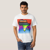 アフリカの地図Tシャツ Tシャツ (正面フル)