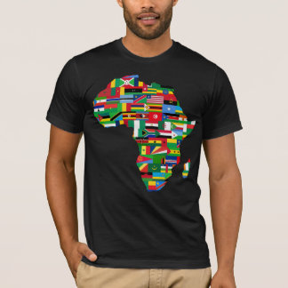 アフリカの地図Tシャツ Tシャツ