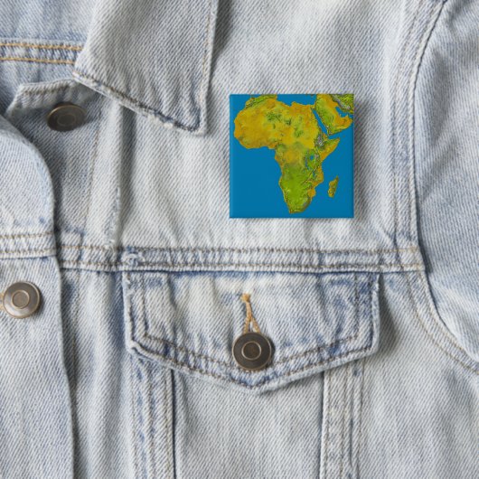 アフリカの地形図 缶バッジ (インサイチュ)