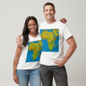 アフリカの地形図 Tシャツ (ユニセックス)