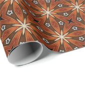 アフリカの地球のシームレスな民族パターンNo 2 ラッピングペーパー (ロールコーナー)