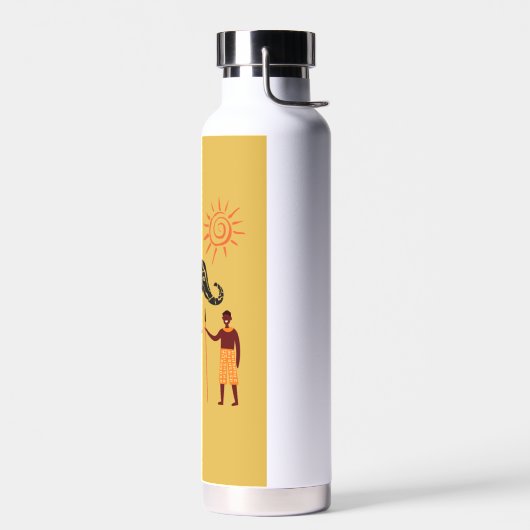 アフリカの夕日 ウォーターボトル (左面)