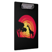 アフリカの夕日 クリップボード (右)