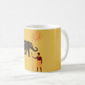 アフリカの夕日 コーヒーマグカップ (正面右)