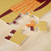 アフリカの夕日 ジグソーパズル (側面)