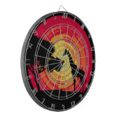 アフリカの夕日 ダーツボード (正面左)