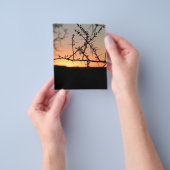 アフリカの夕日 チラシ (手)