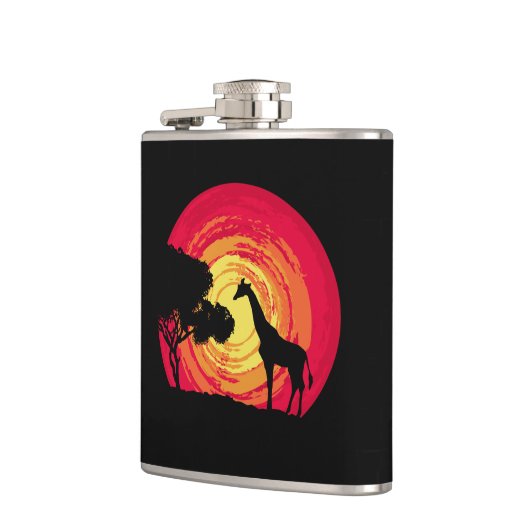 アフリカの夕日 フラスク (左)