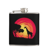 アフリカの夕日 フラスク (正面)