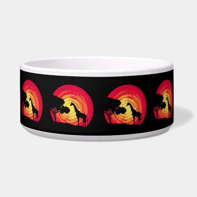 アフリカの夕日 ボウル (正面)