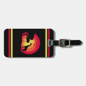 アフリカの夕日 ラゲッジタグ (正面横)