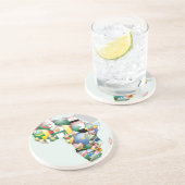 アフリカの多様性のお祝い:アフリカの色 コースター (側面)