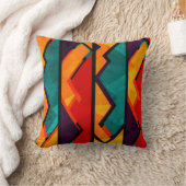 アフリカの多色のなパターンプリントのデザイン クッション (ブランケット)