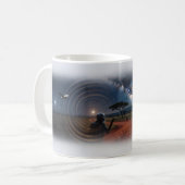 アフリカの夜空 長老 天の川 ストーリーマグ コーヒーマグカップ (正面左)