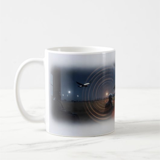 アフリカの夜空 長老 天の川 ストーリーマグ コーヒーマグカップ (左)