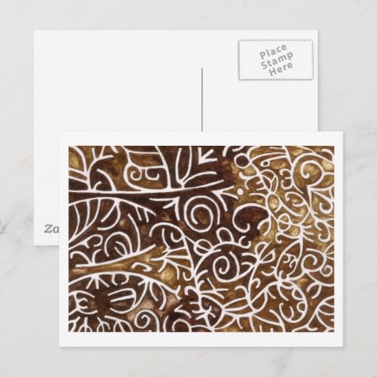 アフリカの夢 ポストカード (正面/裏面)