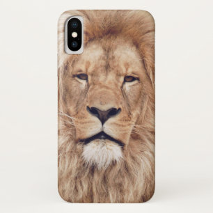 アフリカの大きなライオン猫の王 iPhone X ケース