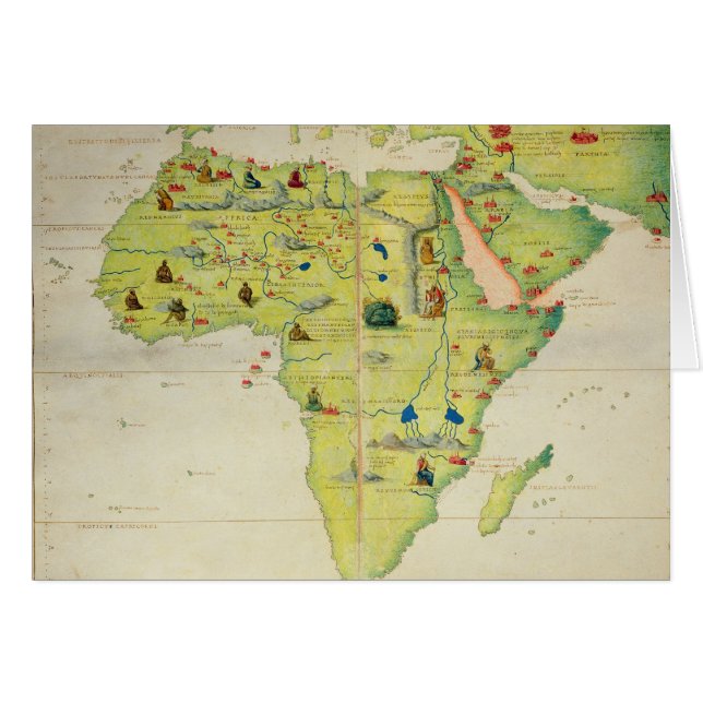 アフリカの大陸 (正面横)