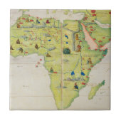 アフリカの大陸 タイル (正面)