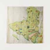 アフリカの大陸 タペストリー (正面(横))