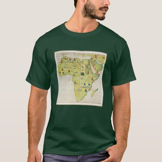 アフリカの大陸 Tシャツ (正面)