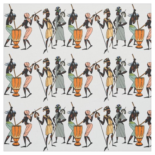 アフリカの天然種族のデザインの生地 ファブリック (見本)