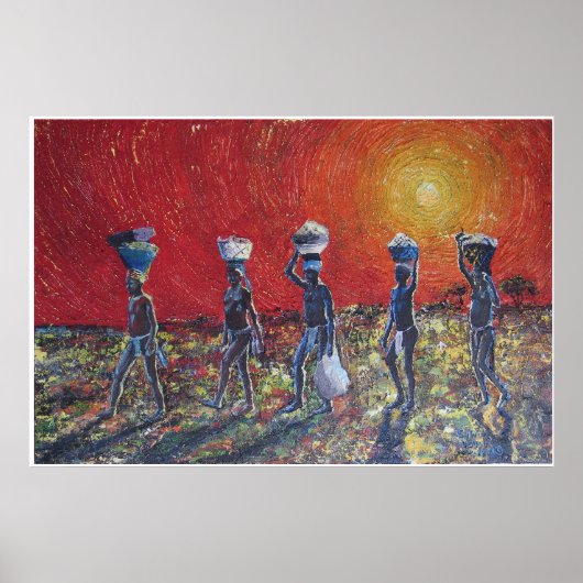 アフリカの太陽の子たち ポスター (正面)