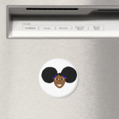 アフリカの女の子の漫画のキャラクターFino! マグネット (インサイチュ (食洗機))