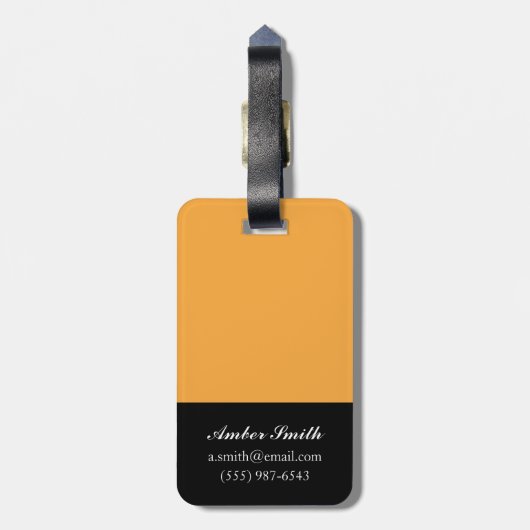 アフリカの女の子 ラゲッジタグ (裏面縦)