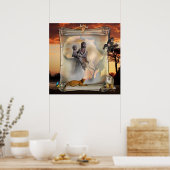 アフリカの女性と子供 ポスター (キッチン)