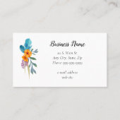 アフリカの女性の名刺 名刺 (裏面)