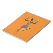 アフリカの女性部族芸術 ノートパッド (回転)