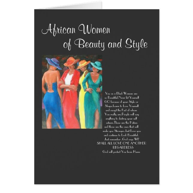 アフリカの女性 (正面)