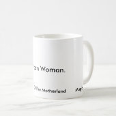 アフリカの女性 コーヒーマグカップ (正面右)