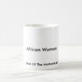アフリカの女性 コーヒーマグカップ (中央)