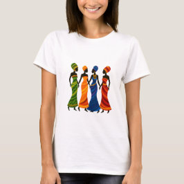 アフリカの女性Tシャツ Tシャツ