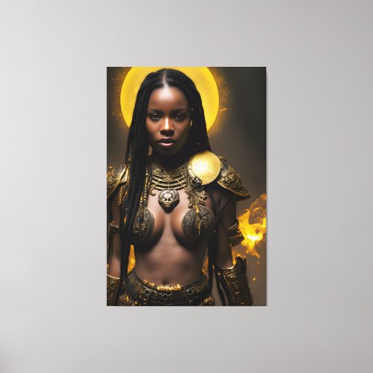 アフリカの女王019 キャンバスプリント (正面)