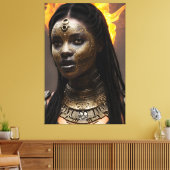 アフリカの女王024 キャンバスプリント (インサイチュ (リビング))