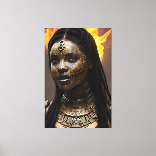 アフリカの女王024 キャンバスプリント (正面)