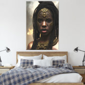 アフリカの女王033 キャンバスプリント (インサイチュ (寝室))